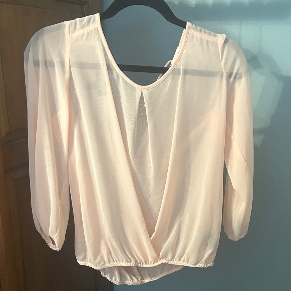 A. Byer Light Pink Women's Blouse